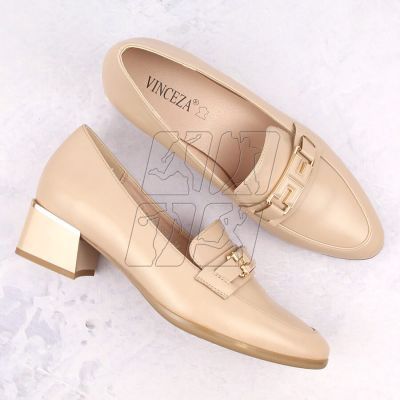 3. Vinceza W JAN270B low-heeled shoes, beige