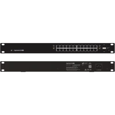 13. Switch Ubiquiti EdgeSwitch 24 PoE (250W) 26p PoE (PoE+: 24;) 220W Managed Gigabit