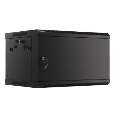 10. Lanberg WF01-6406-00B 6U Black Wall Mounted Cabinet