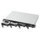 5. Qnap TS-433eU, 1U RACK, 4x 2.5"/3.5" SATA, ARM Cortex-A55 2.0GHz 4C, 4GB, 2x 2.5GbE, 2x USB 3.2, 60W adapter