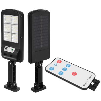7. SOLAR STREET LAMP 120LED + REMOTE CONTROL MOTION AND DUSK SENSOR