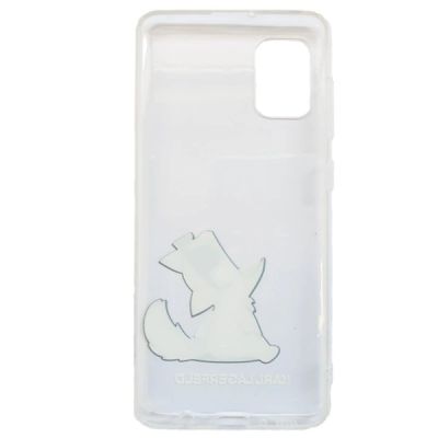 3. Karl Lagerfeld Choupette Fun Case for Samsung Galaxy A31 - Transparent