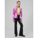 3. Girls' slim sports sweatshirt without hood 4F 4FJRSS26TFSWF0988-90A