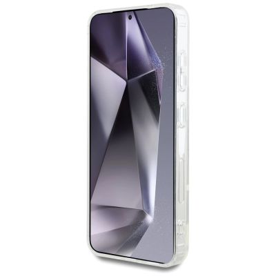 5. Case Karl Lagerfeld Button Karl Head Printed Logo MagSafe Samsung Galaxy S25 white