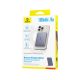10. Baseus PicoGo AM31 Qi2 5000mAh 20W Ultra-Thin MagSafe Compatible Power Bank with Stand and Baseus Simple USB-C 20cm Braided Cable - Gray
