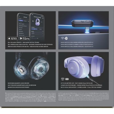 18. Steelseries Arctis Nova 3P Wireless headphones for Playstation, Levander