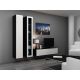 12. TV cabinet VIGO '140' 30/140/40 black/white gloss