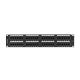 LANBERG PATCH PANEL 48 PORT 2U CAT.6 BLACK PPU6-2048-B