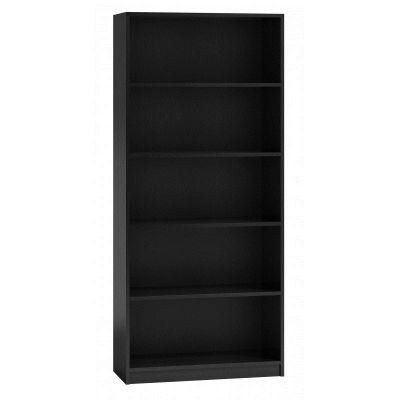 2. BOOKSHELF 80 CM BLACK