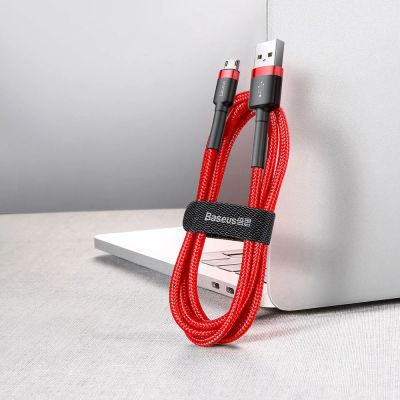 5. Baseus Cafule Cable CAMKLF-C09 USB-A / micro USB 1.5A 2 m - red