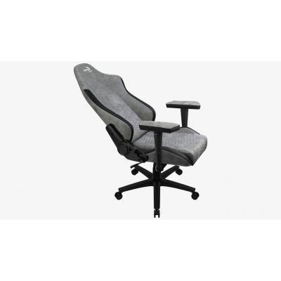 10. AEROCOOL CROWN AeroSuede Stone Gray armchair