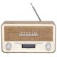 2. Denver DAB-18 Retro Radio, light wood