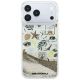 3. Karl Lagerfeld Liquid Glitter Beach & Sand Case for iPhone 17 Pro Max / 18 Pro Max - Beige