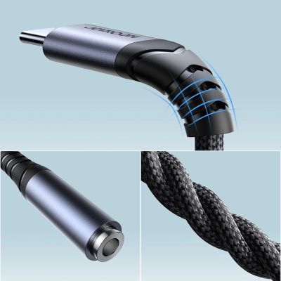 8. Joyroom SY-C01 USB-C DAC adapter to 3.5 mm mini jack - black