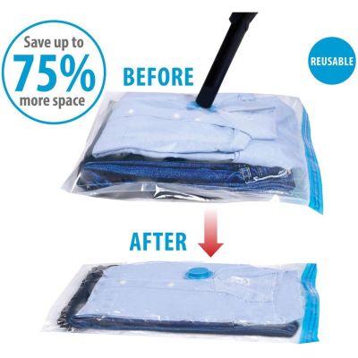 4. VACUUM BAG FOR STORING CLOTHES, BEDDING 45x60cm ALPINA