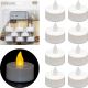 SET OF 8 LED TEA LIGHT CANDLES WITH REMOTE CONTROL