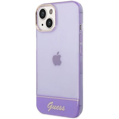 2. Guess Translucent iPhone 14 6.1" Case - Purple