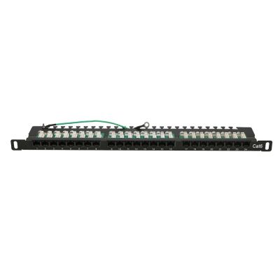 2. Patch panel Extralink EX.9663 (0.5U; cat. 6; 24xRJ-45)