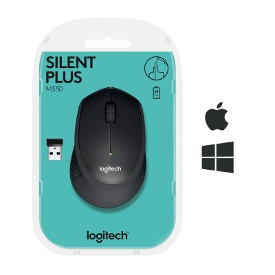 4. Logitech M330 Mouse 910-004909 (USB 2.0; black; optical)