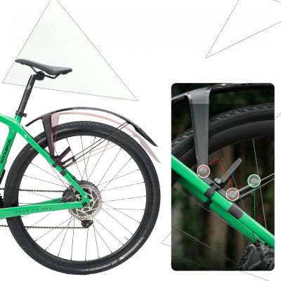 4. Rockbros FK-892 Off-Road Adjustable Bicycle Fenders - Black