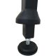 38. GYMNASTIC WOODEN AND METAL EXTENSION WALL BAR WITH METAL HANDLE IN OAK COLOUR BENCHK 511