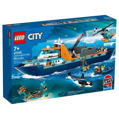 12. LEGO City 60368 Arctic Explorer Boat