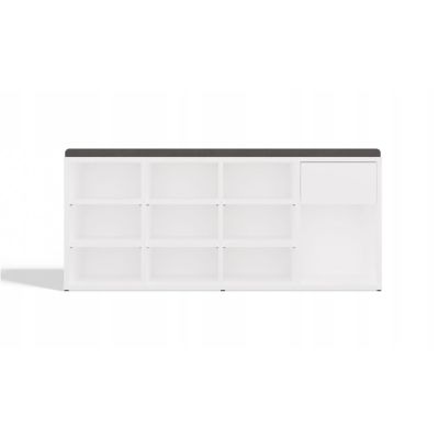TALLIN WHITE SHOE CABINET