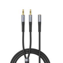 Orico AX1 audio adapter mini jack 3.5 mm headphone and microphone splitter 0.5 m - black