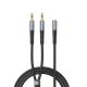 Orico AX1 audio adapter mini jack 3.5 mm headphone and microphone splitter 0.5 m - black