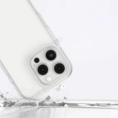 9. AmazingThing Minimal Case for iPhone 16 Pro Max Silicone Case - Transparent