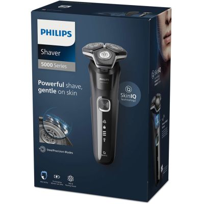 Philips Series 5000 S5898/35 Wet and Dry Electric Shaver with 2 Accessories