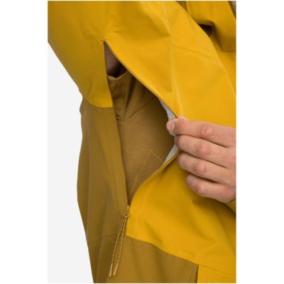 6. VIKING Numani Man Men's Jacket Size L, Brown and Yellow