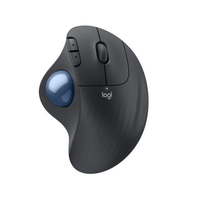 6. Logitech ERGO M575 for Business Office Mouse Right Side RF Wireless + Bluetooth Trackball 2000 DPI