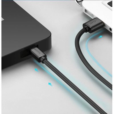8. Ugreen USB - mini USB cable 480 Mbps 3 m US132 (black)