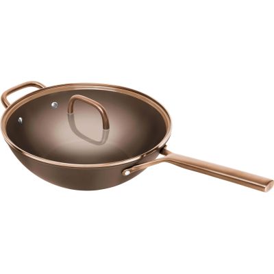 ZWILLING MILANO Wok with lid 30 cm brown