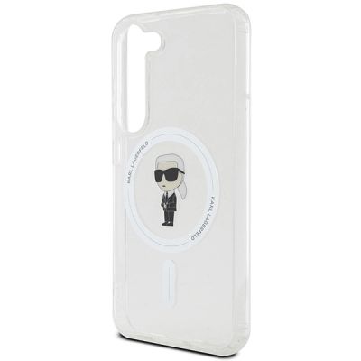 6. Karl Lagerfeld IML Ikonik MagSafe case for Samsung Galaxy S23 - transparent