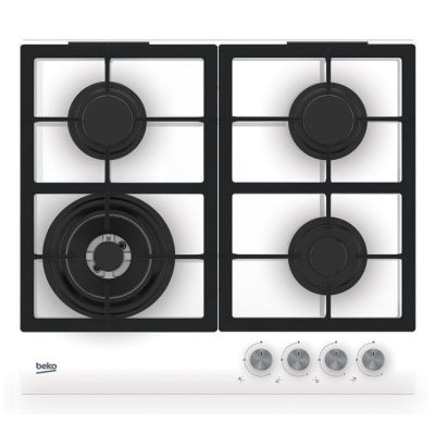 BEKO HILW64225SW White Gas Hob