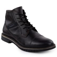 Men's black leather ankle boots Bugatti SS153055