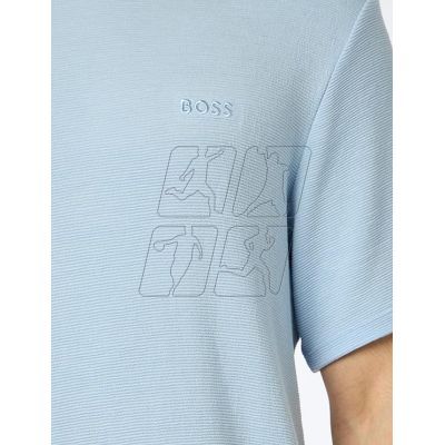 4. T-shirt Boss Rib Azzurro M 50509328-450