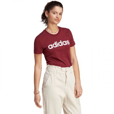 5. adidas Loungewear Essentials Slim Logo Tee W IM2829