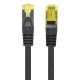 2. LANBERG CAT6A S/FTP LSZH CU 0.5M BLACK PATCH CABLE FLUKE PASSED