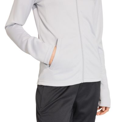5. adidas Entrada 26 Track Women's Track Jacket Grey JZ6598