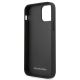 7. Mercedes Leather Perforated Area Case for iPhone 12 mini - Black
