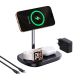 2. Baseus EnerFill FS41 3-in-1 Cooling Wireless Charger with EU Plug 45W and USB-C to USB-C Cable - Black