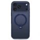 4. Tech-Protect MagAir Stand MagSafe CC Case for iPhone 18 Pro / 17 Pro - Matte Navy Blue