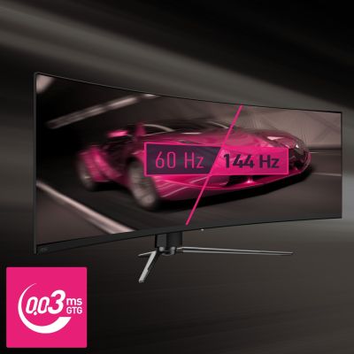 13. MSI MPG 491CQPDE QD-OLED Computer Monitor 124.5 cm (49") 5120 x 1440 px DQHD Black