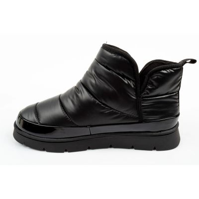 3. GAP Women's Shoes Alabama Winter Ankle Boots Black Slip-On