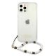 3. Guess GUHCP12LKPSWH iPhone 12 Pro Max 6.7" Transparent Hardcase White Pearl