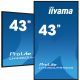 Iiyama 43 LH4360UHS-B2AG HDMI USB monitor - 107.9 cm - 42.5"