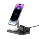 7. Tech-Protect QI15W-A22 MagSafe Inductive Charger with 3in1 MagSafe Stand for Smartphone / Apple Watch / AirPods - Black